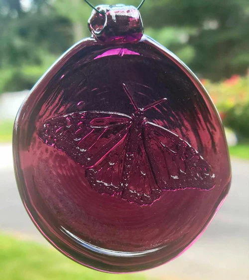 Amethyst Butterfly Suncatcher - Image 3