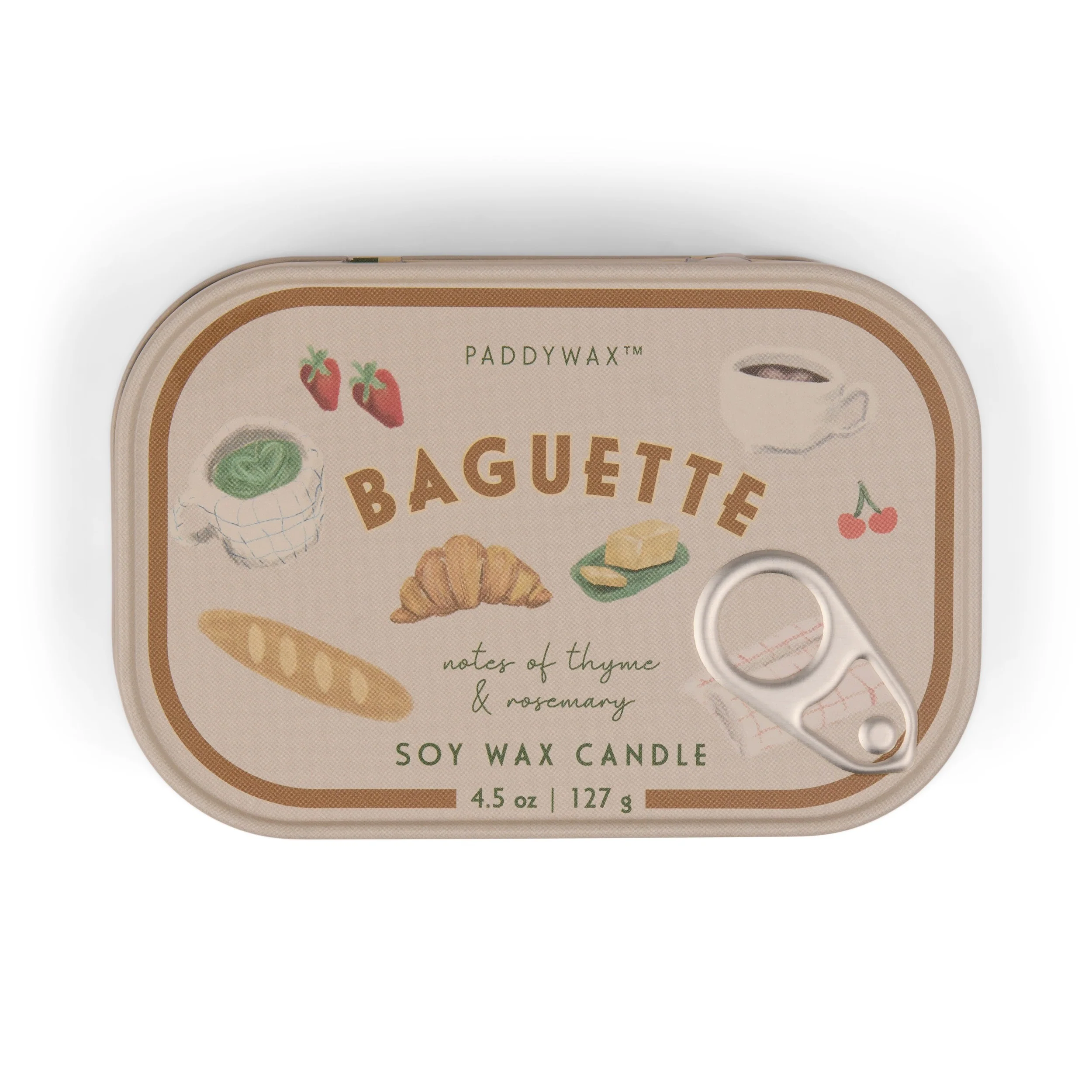 Baguette Bistro Candle Tin