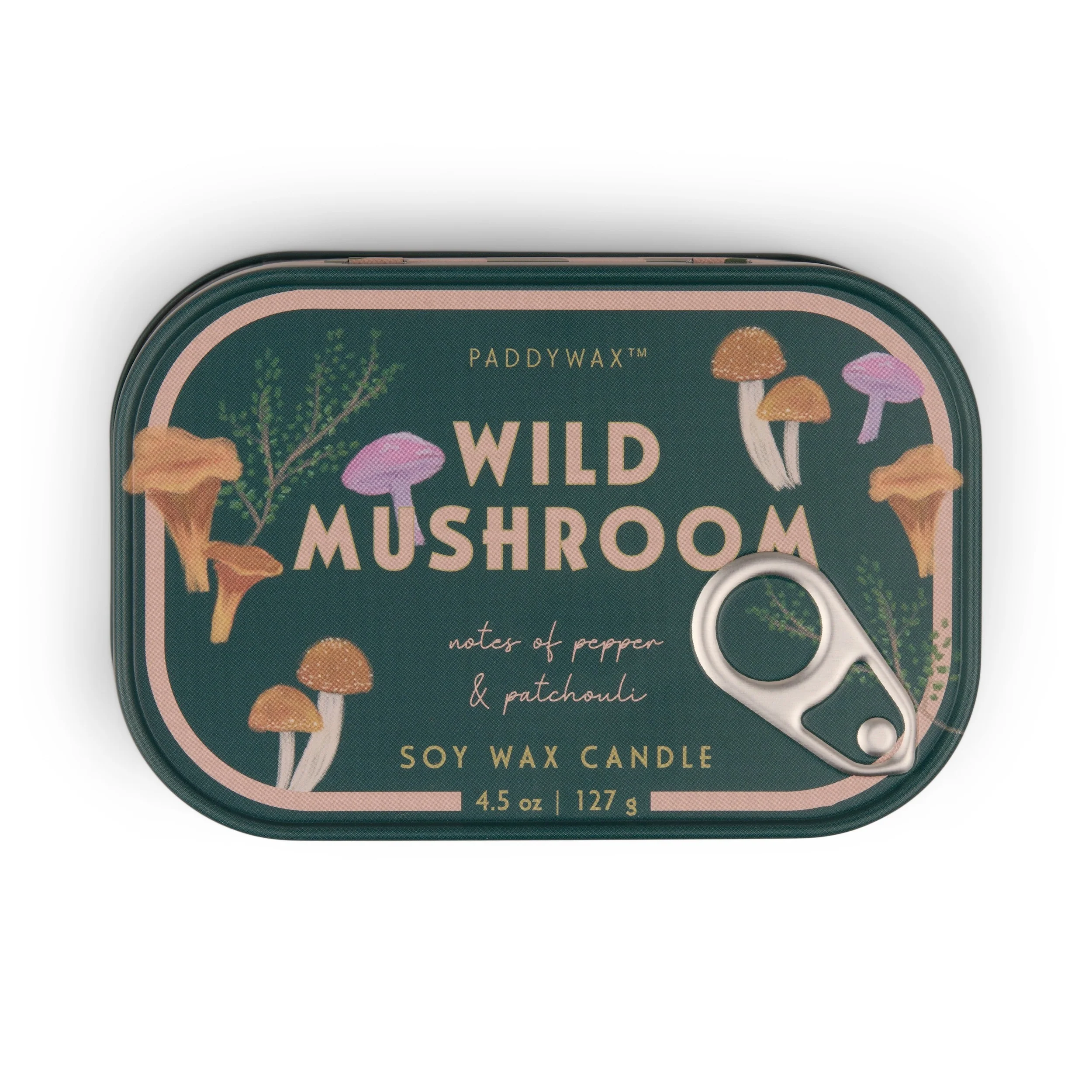 Wild Mushroom Bistro Candle Tin