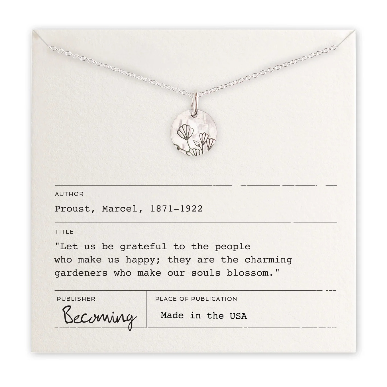 Blossom Necklace - Silver or Gold