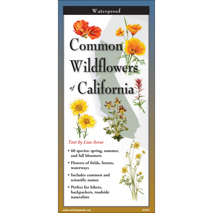 Common Wildflowers California, Folding Guide