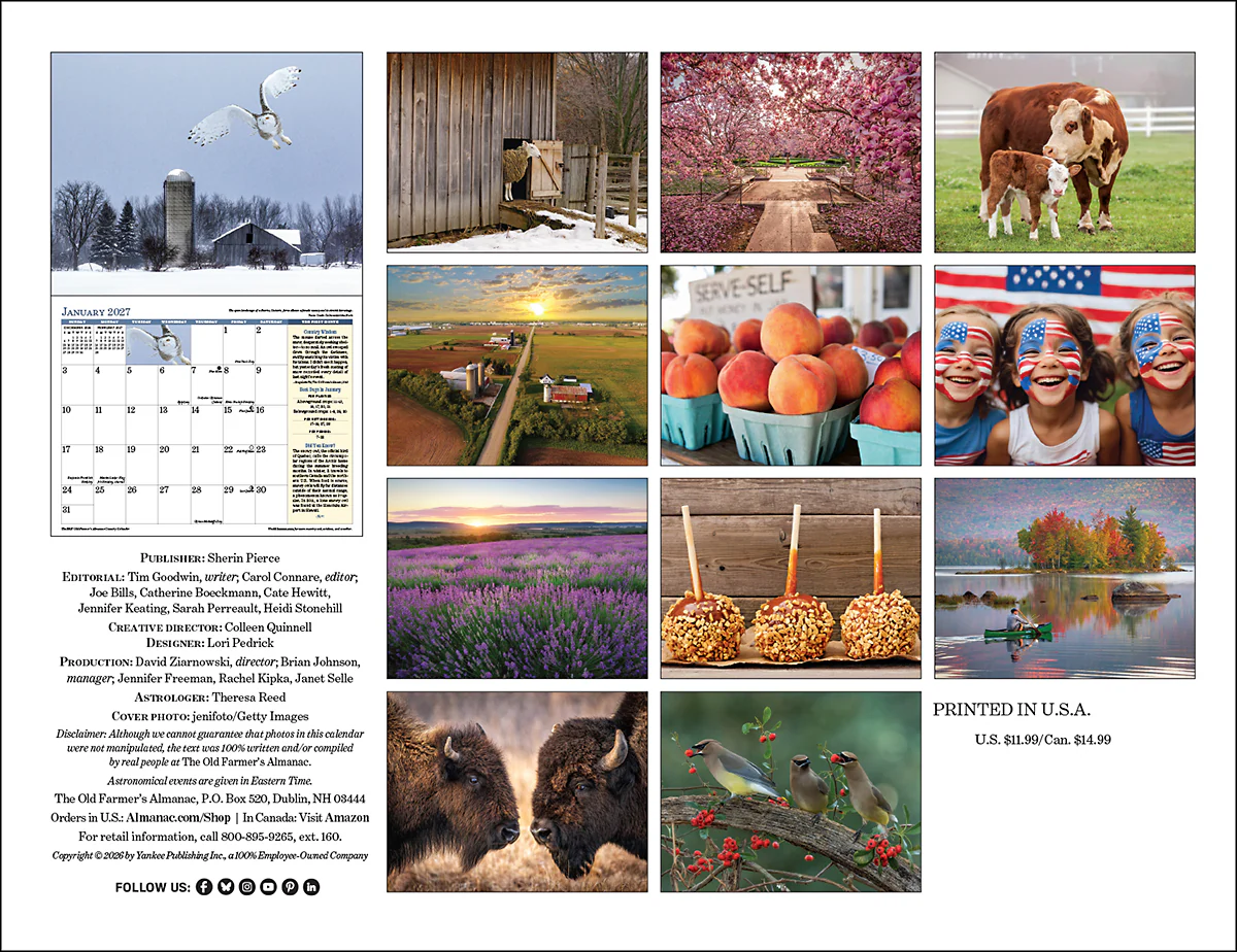2027 Country Wall Calendar - Image 2