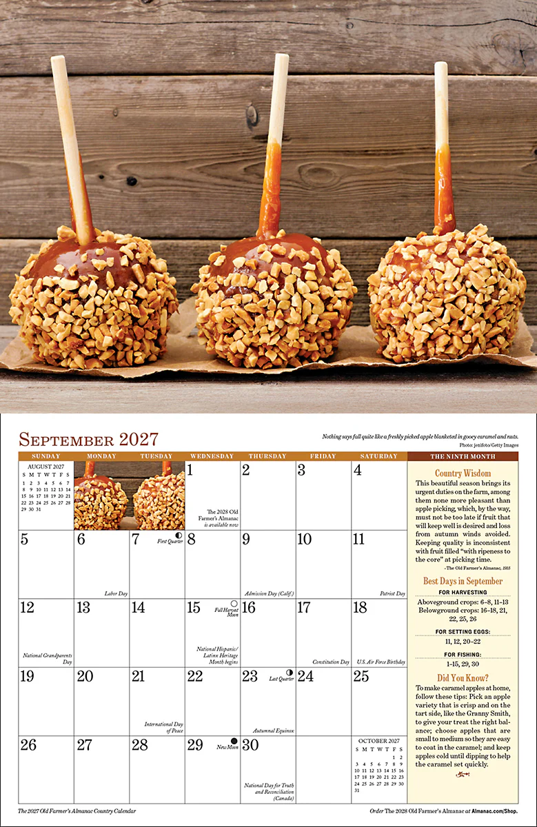 2027 Country Wall Calendar - Image 3