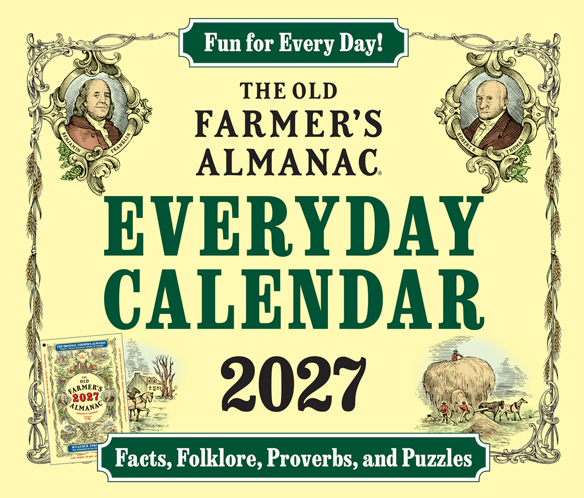 2027 Everyday Desk Calendar