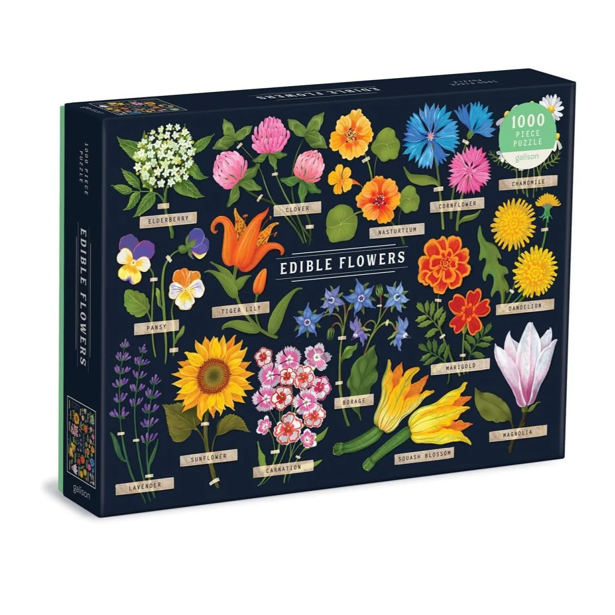 Edible Flowers - 1000 Piece Puzzle