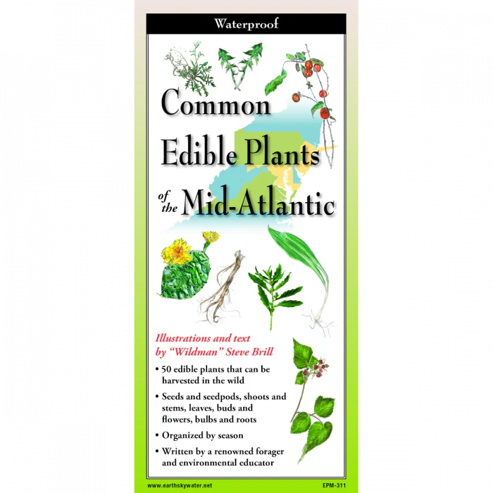 Edible Plants of the Mid-Atlantic, Folding Guide