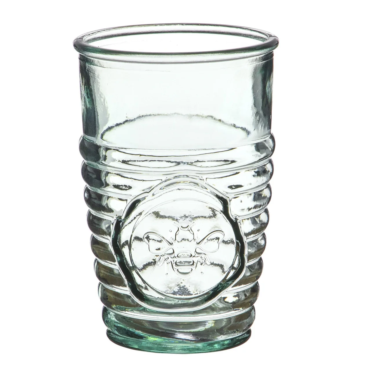 Embossed Bee Drinking Glass 11oz