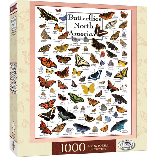 Field Guide - Butterflies of North America 1000pc Puzzle - Image 5