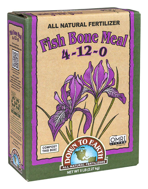 Fish Bone Meal 4-12-0 Fertilizer 5lb