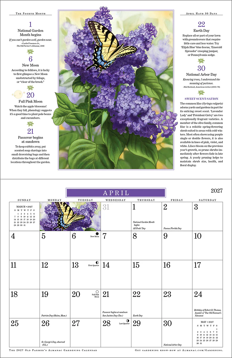 2027 Gardening Wall Calendar - Image 3