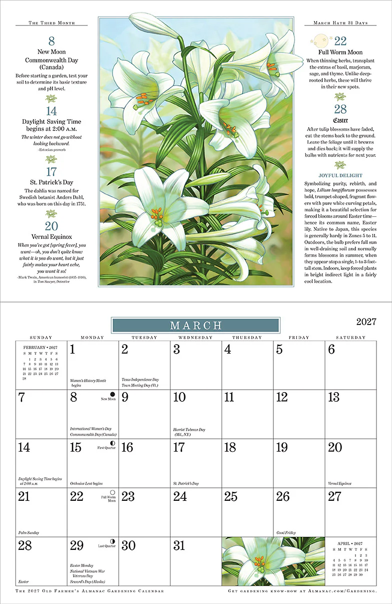 2027 Gardening Wall Calendar - Image 5
