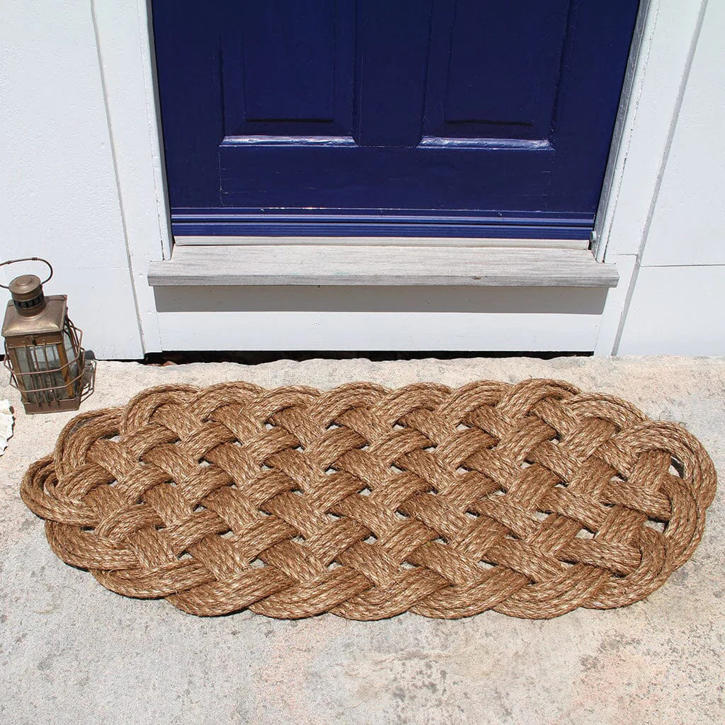 Large Nautical Rope Mat, Manila Rope