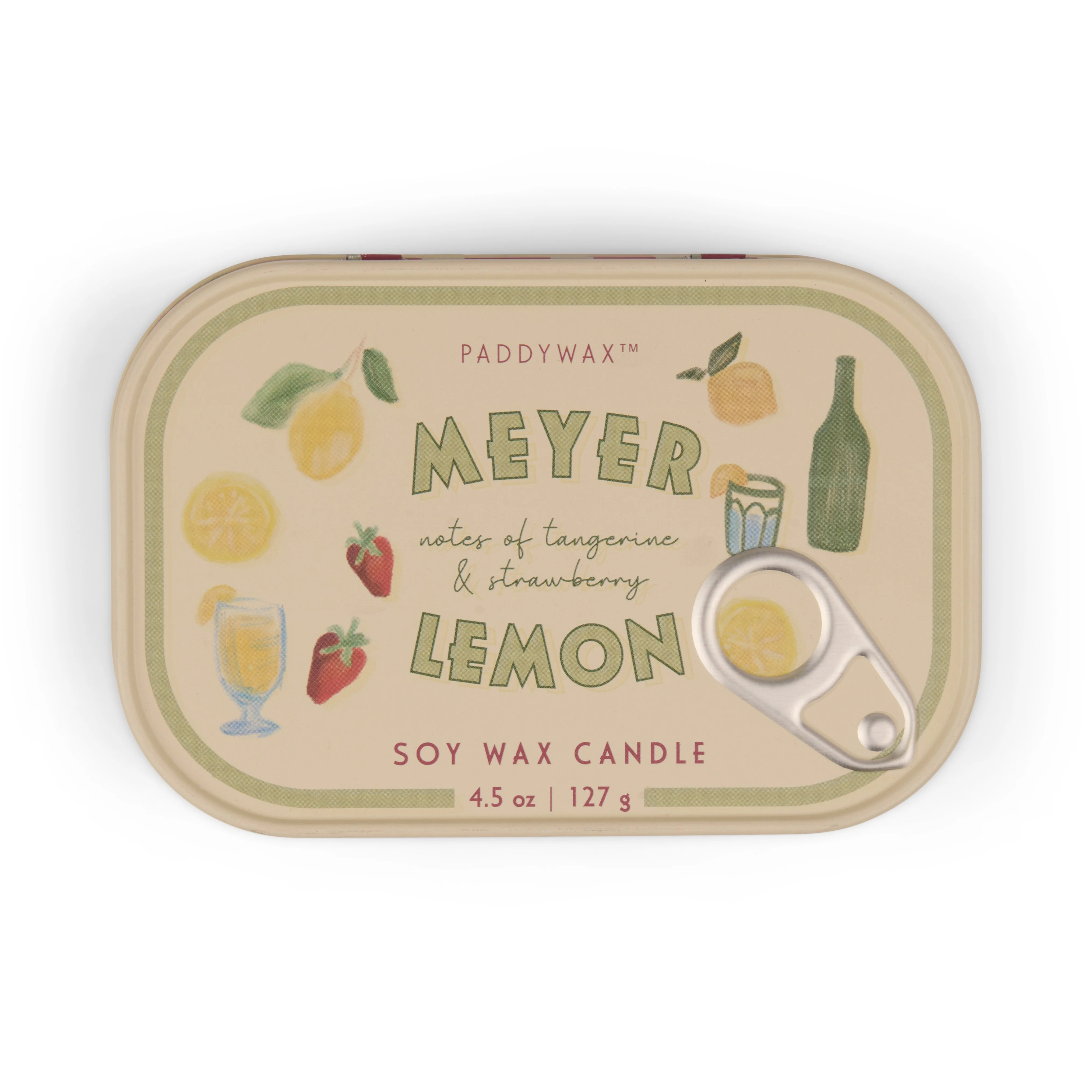 Meyer Lemon Bistro Candle Tin