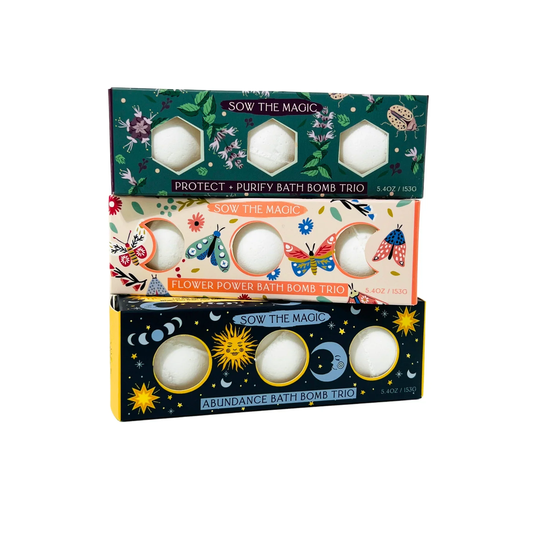 Moon Phase Protect + Purify Bath Bomb Trio - Image 5