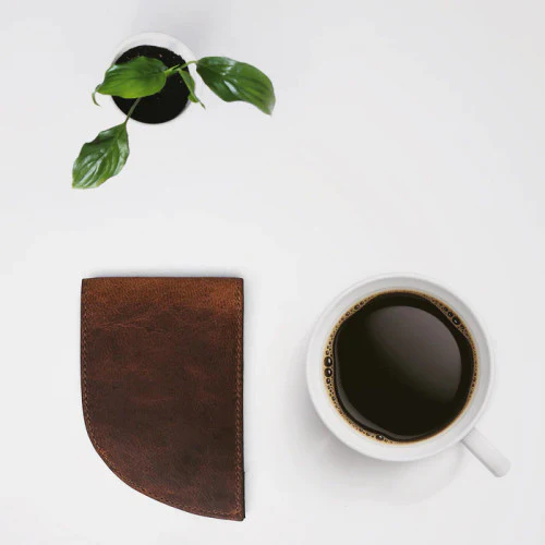 Moose Leather Front Pocket Wallet (brown) - Image 2