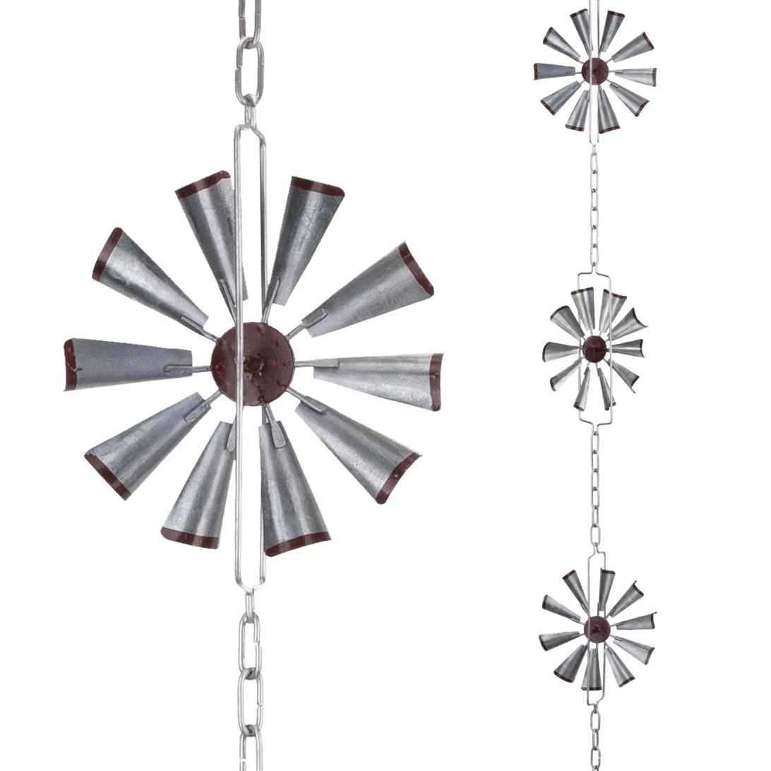 Rain Chain - Windmill