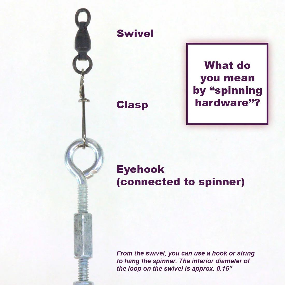 Rainbow Wind Spinner - Image 2