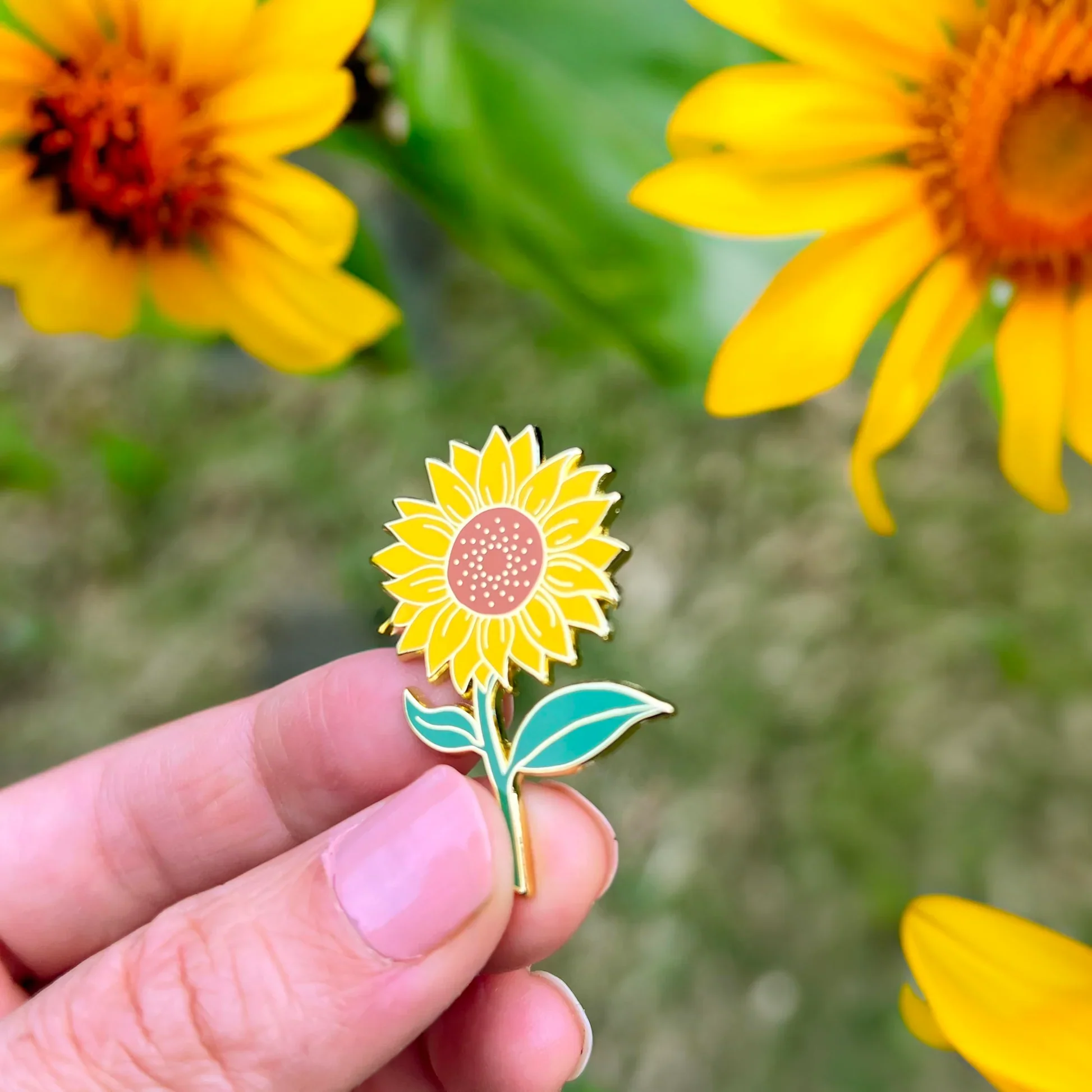 Sunflower Pin - Image 2