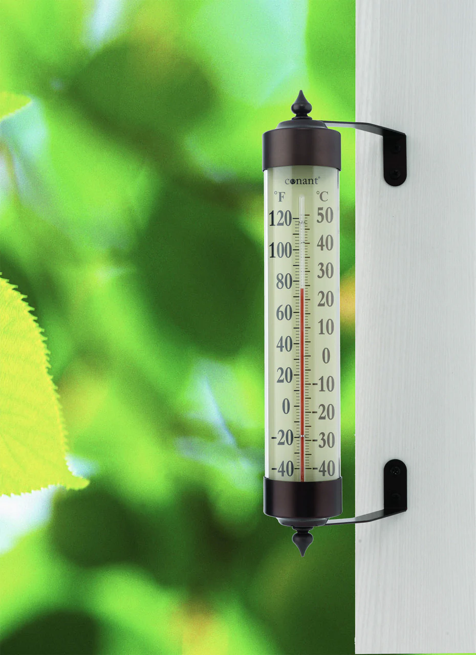 Grande View 12" Thermometer - Bronze Patina - Image 2