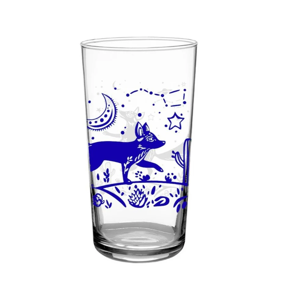 Vintage 16 oz Glass - Desert Fox